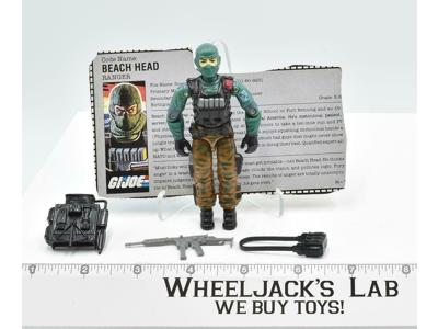 Beach Head #1 V1 100% Complete 1986 GI Joe Hasbro Vintage Action Figure