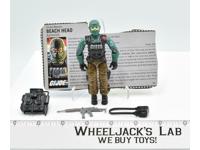 Beach Head #1 V1 100% Complete 1986 GI Joe Hasbro Vintage Action Figure