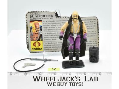 Dr. Mindbender #4 V1 100% Complete ARAH 1986 GI Joe Hasbro Vintage Action Figure