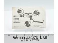 Megatron Assembly Instruction Sheet 1984 G1 Transformers Vintage