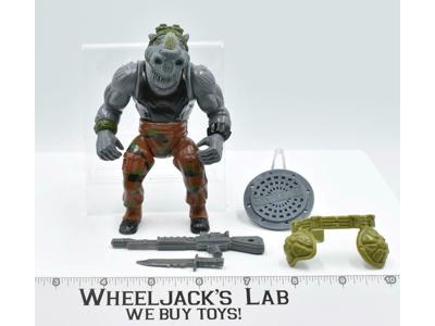 Rocksteady SOFT HEAD 100% Complete Teenage Mutant Ninja Turtles TMNT 1988