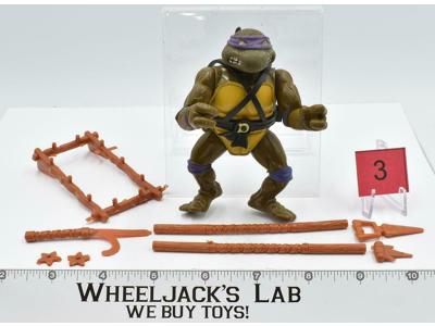 Donatello #3 SOFT HEAD 100% Complete Teenage Mutant Ninja Turtle 1988 Playmates