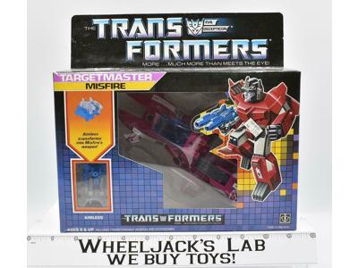 Misfire MIB NEAR MINT FIGURE NICE BOX Complete 1987 Vintage G1 Transformers