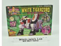 White Tigerzord W/Ranger Mighty Morphin Power Rangers 1994 Bandai Complete W/Box