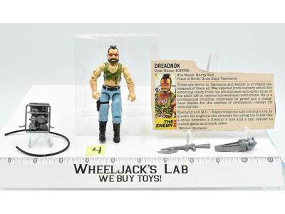 Ripper #4 V1 100% Complete 1985 GI Joe Hasbro Vintage