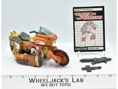 Wreck-Gar 100% Complete Vintage 1986 G1 Transformers Hasbro Action Figure