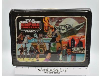 Star Wars Action Figure Collector's Case W/Stickers &amp; 2 Trays 1980 Vintage