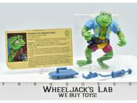 Genghis Frog 100% Complete 1989 Teenage Mutant Ninja Turtle Vintage Playmates