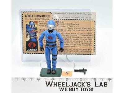Cobra Commander #5 V1.5 Swivel Arms 100% Complete GI Joe 1983 Hasbro Mail- Away