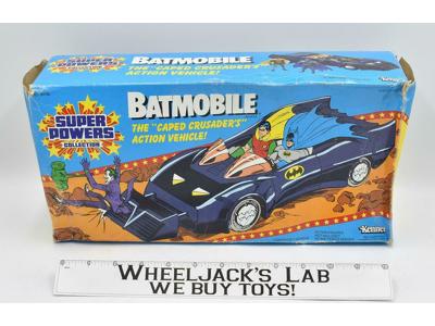 Batmobile Super Powers 1985 Kenner Vintage Action Figure Vehicle W/Box