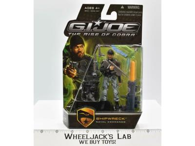 Shipwreck Naval Commando G.I. Joe Rise of Cobra 2009 Hasbro NEW SEALED MOSC