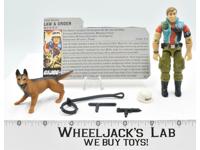 Law &amp; Order V1 100% Complete 1987 GI Joe ARAH Hasbro Vintage Action Figure