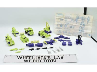 Devastator 100% Complete Vintage 1985 G1 Transformers Hasbro Action Figure