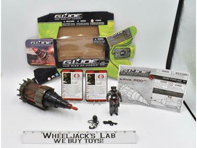 Lava Pod With Volcano-Viper G.I. Joe 2011 Action Figure Hasbro Vehicle