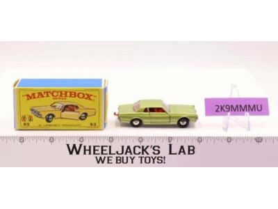 Mercury Cougar 62 Lesney Matchbox Series 1960's Made In England