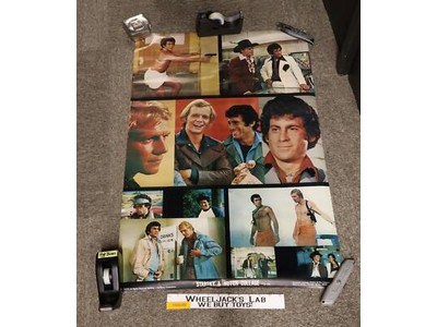 Starsky & Hutch #2 Poster Collage #12-34 35" X 23" 1976 Spelling-Goldberg
