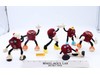 Lot of 6 California Raisins 1980's Applause Plush figures