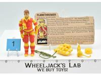 Blowtorch #1 V1 100% Complete 1984 GI Joe Hasbro Vintage Action Figure ARAH