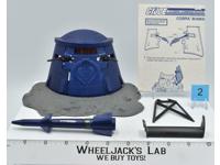 Cobra Battle Bunker #2 100% Complete 1985 GI Joe Hasbro Action Figure Vintage