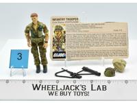 Footloose #3 V1 100% Complete GI Joe ARAH Hasbro Vintage Action Figure ARAH