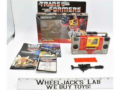 Blaster NICE FIGURE MIB 100% Complete 1985 Vintage Hasbro G1 Transformers