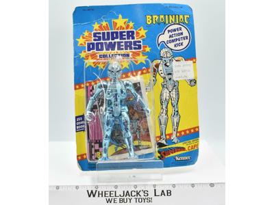 Brainiac Living Computer Super Powers 1985 Kenner Vintage Action Figure NEW MOSC