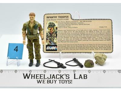 Footloose #4 V1 100% Complete GI Joe ARAH Hasbro Vintage Action Figure ARAH