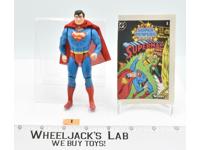 Superman W/Comic 100% Complete Super Powers 1984 Kenner Action Figure DC Comics