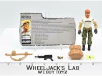 Outback #1 V1 100% Complete ARAH GI Joe Action Figure Vintage 1987 Hasbro