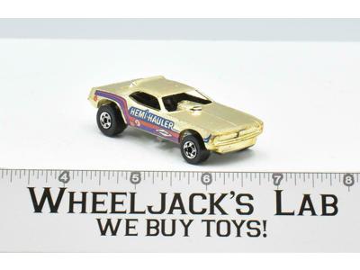 Hemi Hauler Gold Chrome 1969 Blackwalls Mattel Vintage Hot Wheels