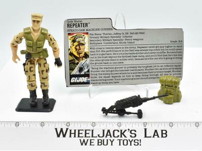 Repeater V1 100% Complete 1988 GI Joe ARAH Vintage Hasbro Action Figure