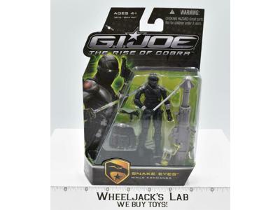 Snake Eyes Ninja Commando G.I.Joe Rise of Cobra 2009 Hasbro NEW SEALED MOSC