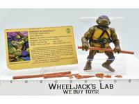 Donatello HARD HEAD 100% Complete Teenage Mutant Ninja Turtle 1988 Playmates
