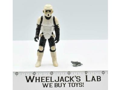 Biker Scout SHORT MOUTH 100% Complete Star Wars ROTJ 1983 Kenner No Repro