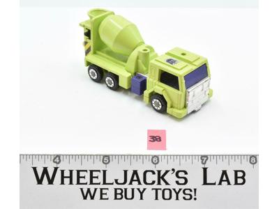 Mixmaster #38 Devastator 1985 Hasbro G1 Transformers Cement Mixer Action Figure