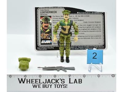 Leatherneck #2 V1 100% Complete ARAH 1986 GI Joe Hasbro Vintage Action Figure