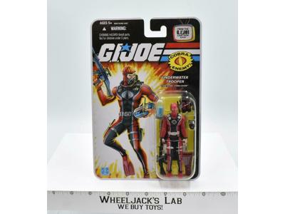 Cobra Diver Wave 12 Cartoon Series NEW MOSC 2008 GI Joe Hasbro Action Figure