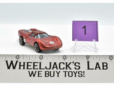 Lola GT70 #1 Red 1968 Redline Hot Wheels Mattel Vintage RL