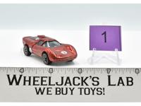 Lola GT70 #1 Red 1968 Redline Hot Wheels Mattel Vintage RL
