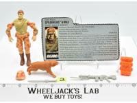 Spearhead &amp; Max #2 V1 100% Complete GI Joe Vintage Hasbro 1988 Action Figure