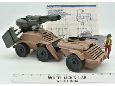 Mean Dog W/ Wildcard 100% Complete Vehicle 1988 Hasbro GI Joe