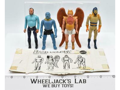 Ming Beastman Vultan Dr. Zarkov Flash Gordon 1979 Mattel Vintage Action Figures