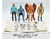 Ming Beastman Vultan Dr. Zarkov Flash Gordon 1979 Mattel Vintage Action Figures
