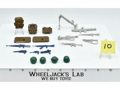 Lot Battle Gear Accessory 2 Set 11 1984 Weapons GI Joe Vintage Action Figure