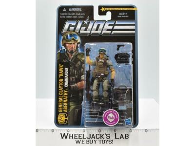 General Clayton Hawk Abernathy G.I. Joe Pursuit of Cobra 2010 Hasbro SEALED MOSC