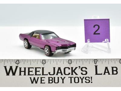 Custom Eldorado #2 Magenta Restored 1968 Redline Hot Wheels Mattel Vintage