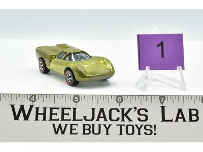 Lola GT70 #1 Lime 1969 Redline Hot Wheels Mattel Vintage RL