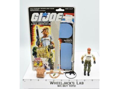 Outback V1 100% Complete With Card V1 GI Joe Action Figure Vintage 1987 Hasbro