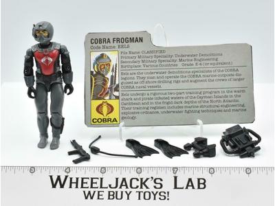 Eels V1 100% Complete GI Joe 1985 Hasbro ARAH Action Figure Vintage