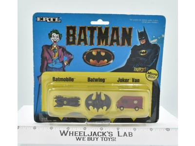 Batmobile Batwing Joker Van DC Comics Batman 1989 ERTL Action Figure NEW MOSC